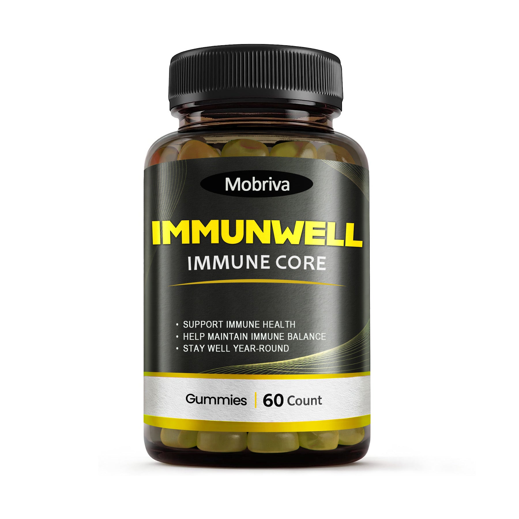 Mobriva® IMMUNEWELL | Sugar-Free Shield for Your Active Years